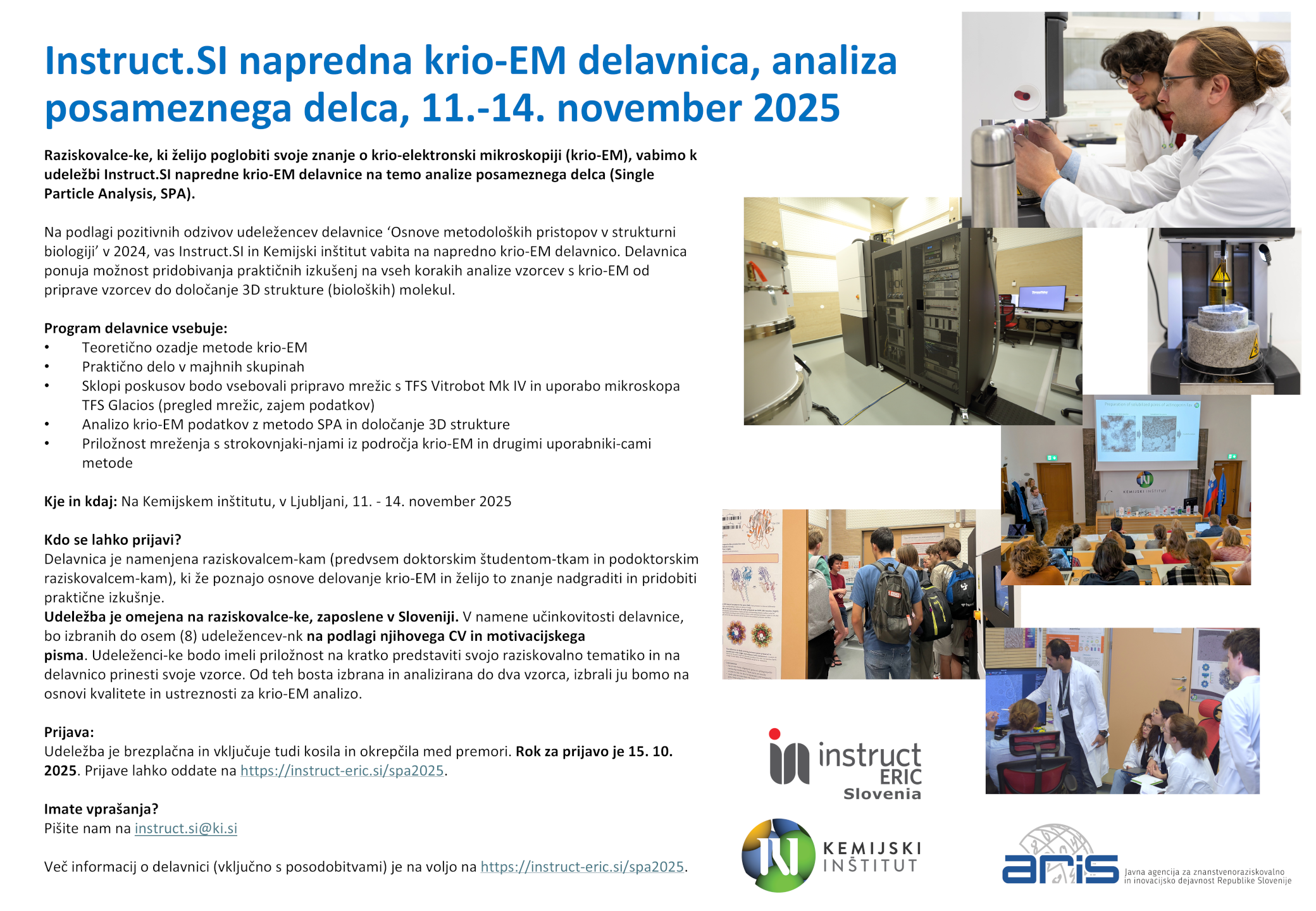 Instruct.SI SPA 2025 Slovene invitation